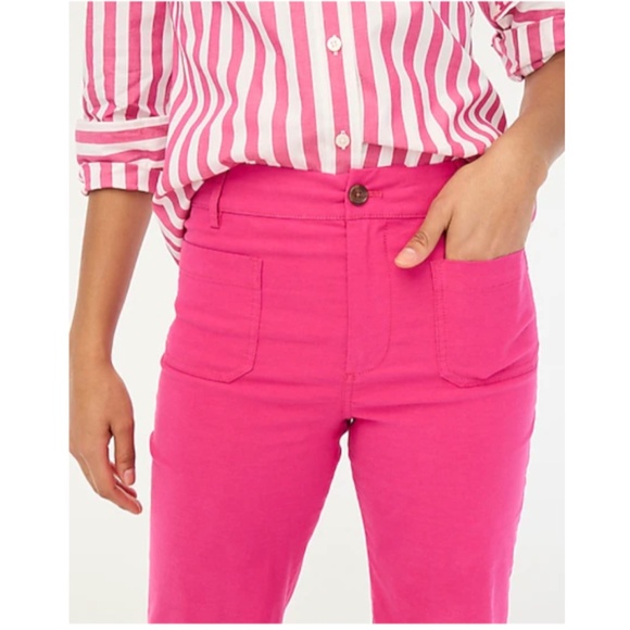 New J.Crew High-Rise Patch-Pocket Wide-Leg Pant - Picture 3 of 3